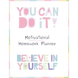 Motivational Homework/ Assignment Planner | Student Academic Organizer | Home School Agenda | 2022 Planner UNDATED Assignment Notebook WEEKLY VIEW: ... and High Schoolers and ADHD Learner Support