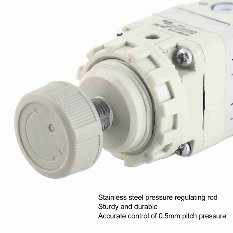 Compressed Air Regulator Pneumatic with Gauge Accurate Pressure Reducing Valve