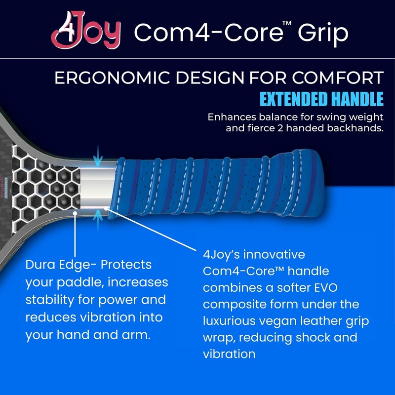 4Joy Pickleball Paddle Amp4 Series 14MM DinkforPink