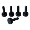 PrecisionGeek M5 x 15mm Flat Knurled Thumb Screws (Set of