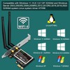 Wireless N 600Mbps PCIe WiFi Adapter - Dual-Band 2.4GHz (300Mbps)