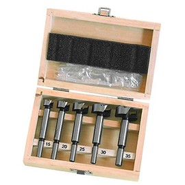 Forstner 5050005 Bit Set 5 Piece Drill Bit Woodworking Tools
