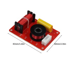 3pcs 130W Crossover with One High and One Low Pathway Two-Way Crossover for Audio Systems for Arduino (3PCS)