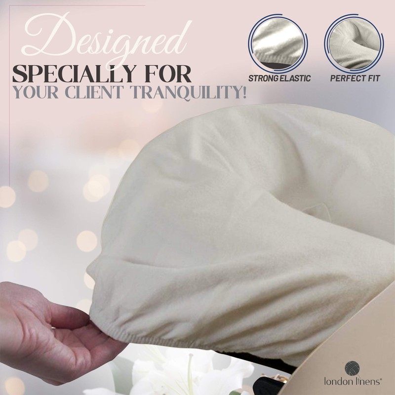 London Linens Pack of 4, Premium Extra Thick 100% Cotton