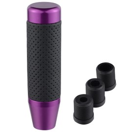 Padaodao Aluminum Alloy Gear Knob Shift Grip Handle Lever Stick Head for Most Manual Automatic Vehicles SUV Cars, Purple