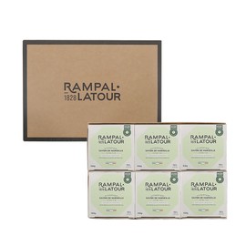 Langpalathur Langpalatour Marseille Natural Face Soap Blanc Coconut 150g Set of 6 / 랑팔라투르 마르세유 천연 세수비누 블랑 코코넛 150g 6개 세트