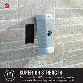 VELCRO Brand Industrial Strength Fasteners | Extreme Outdoor Weather Conditions | Heavy Duty Strength Holds up to 15 lbs | 4 x 2 inch Strips, 3 Sets, Titanium,VEL-30757-USA