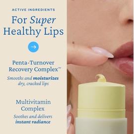 belif Bálsamo labial multivitamínico Lipcerin de Super Knights, con vitamina C, multiusos, que suaviza la textura de los labios y fortalece la barrera labial, hidratante, maquillaje coreano para el