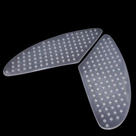 ELIFEPARTS Universal Motorcycle Knee Grip Pad, Side Tank Pad, Compatible with CBR600, 1000RR, CB400, General Purpose, Transparent