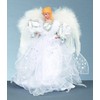 PREMIER TREE TOP SILVER/WHITE ANGEL 30CM by Premier