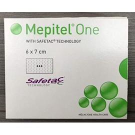 Mepitel One Safetac Wundverband, 6 x 7 cm, 5 Stück