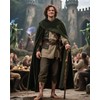 keland Medieval Cape with Hood Renaissance Hooded Cape Hobbit Costume