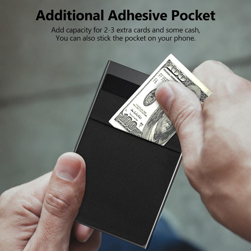 Gifts for Men, Pop Up Minimalist Wallet for Men RFID
