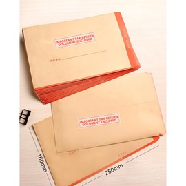 Important Tax Return Document Enclosed Stickers for Window Security Envelopes,3x1 inch,500 Pcs Per Roll