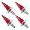 Bashineng Spike License Plate Screw Fasteners 4 Pcs Kit License