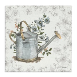 Stupell Industries Floral Watering Can Canvas Wall Art Design by Leslie Trimbach
