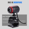 Garsent USB Webcam Camera with Microphone for PC Laptop, 1080P