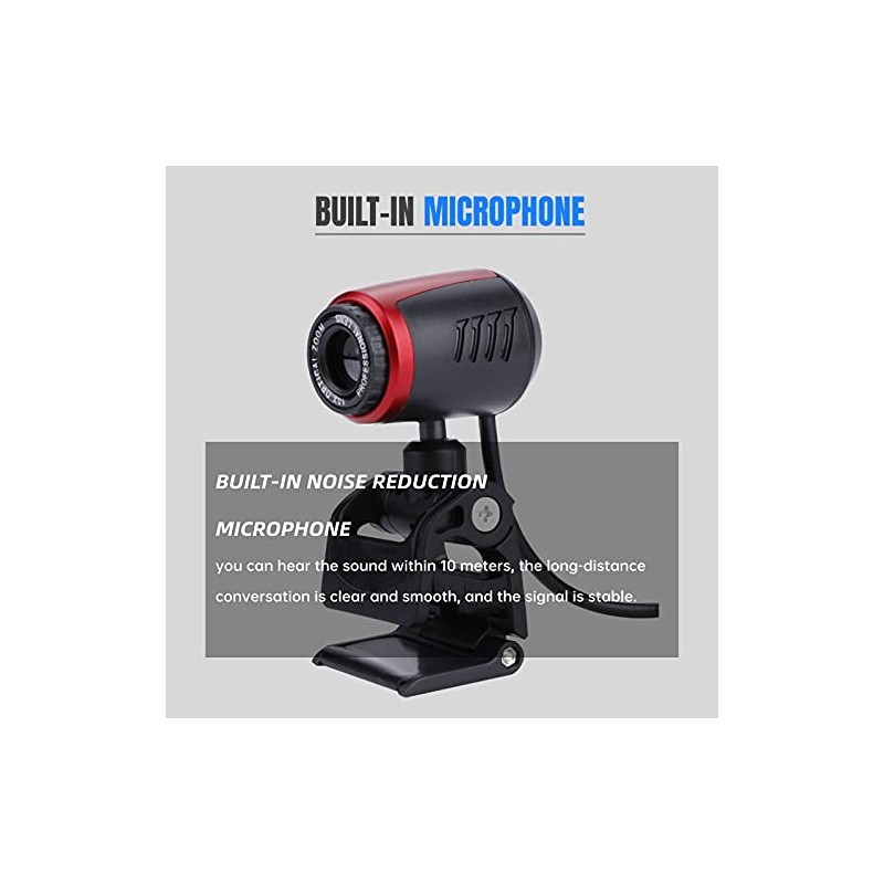 Garsent USB Webcam Camera with Microphone for PC Laptop, 1080P