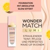 Eveline Cosmetics Wonder Match Liquid Foundation with Hyaluronic Acid, Niacinamide