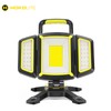Hokolite Rechargeable 8000 Lumens LED Work Light Stand Three-Head Construction