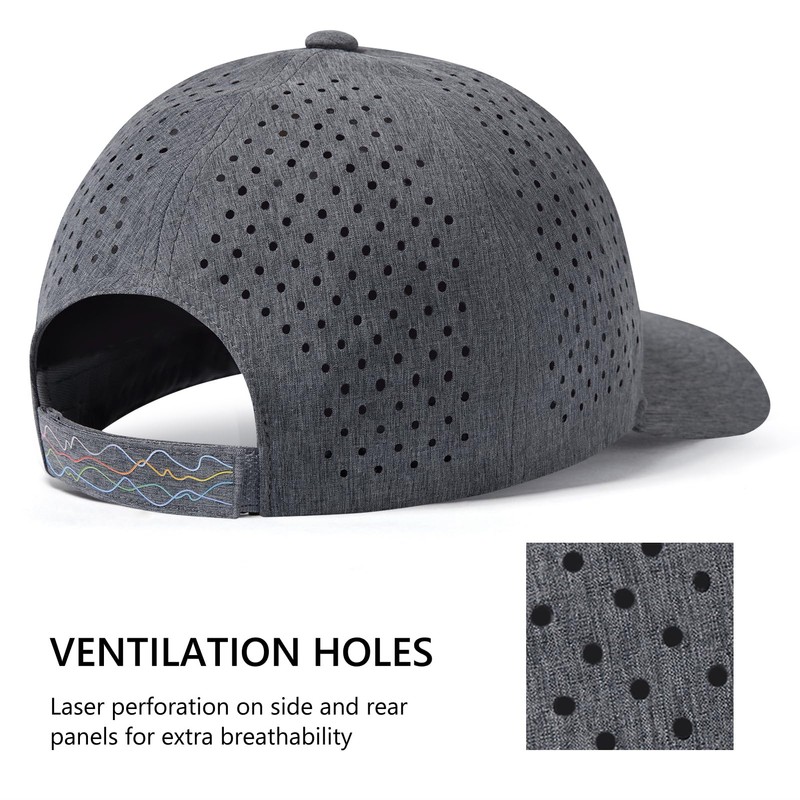 UVSAI UPF 50+ Performance Water Resistant Baseball Cap Lightweight Breathable