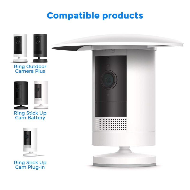 Sun and Rain Protective Cover Compatible with New Ring Outdoor