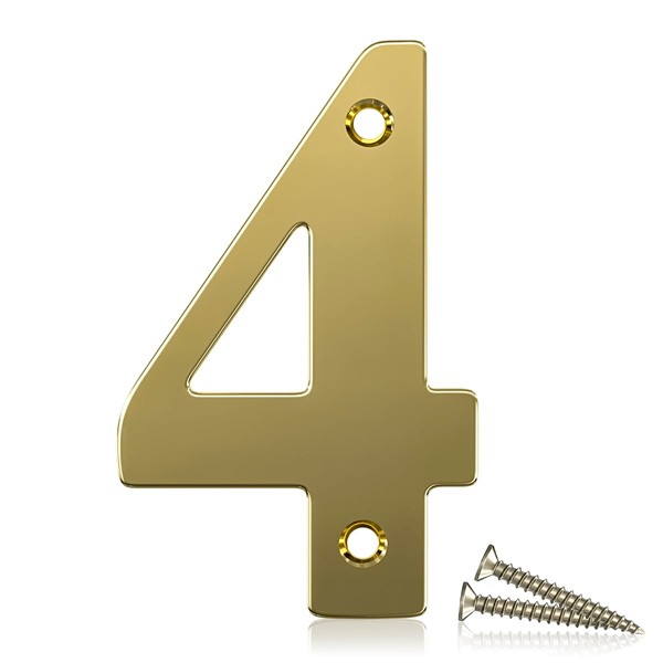 Bwintech 1 Piece 75 mm Height (3 Inch) PVD Gold