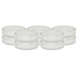 Karter Scientific 90mm Glass Petri Dish with Cover, Karter Scientific 218P2 (Pack of 10)