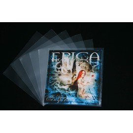 Pack of 50 Single Slim Cases 100 mµ Cover Protection 185 x 185 mm 7 Inch Outer Sleeve 45 rpm