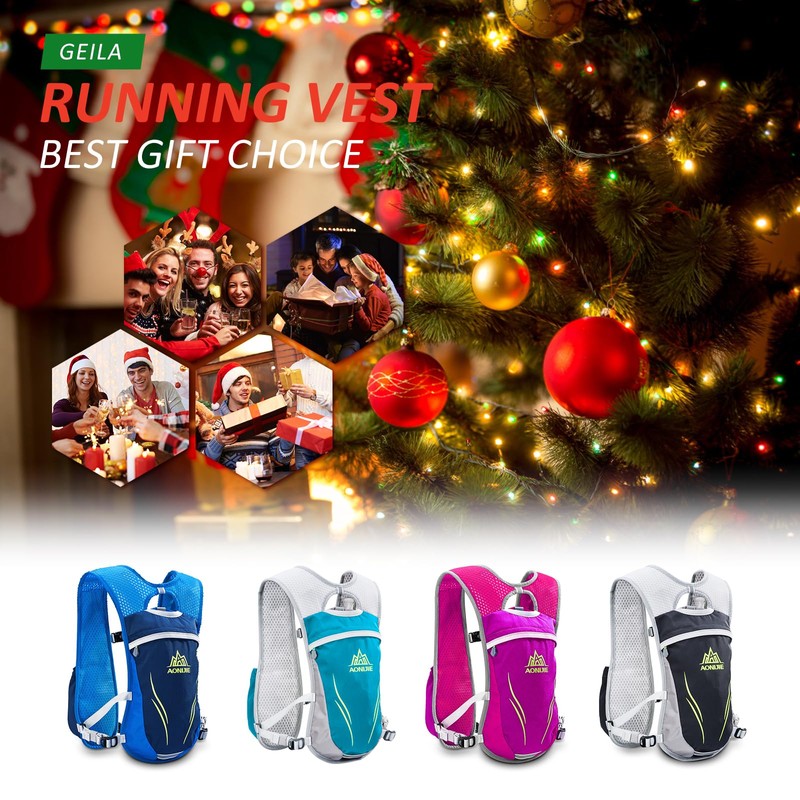 Hydration Backpack, Geila Hydration Vest Outdoors Sport Trail Marathoner Running