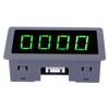 Green 4 Digit LED Motor Speedometer Hall Proximity Switch Magnetic