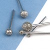CBRIGHT Ball Shape Diamond Burr Bit,15pcs 36# Coated Course Burrs