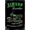 Geschenkeparadies 24 Decorative Tin Sign 20 x 30 cm Simson