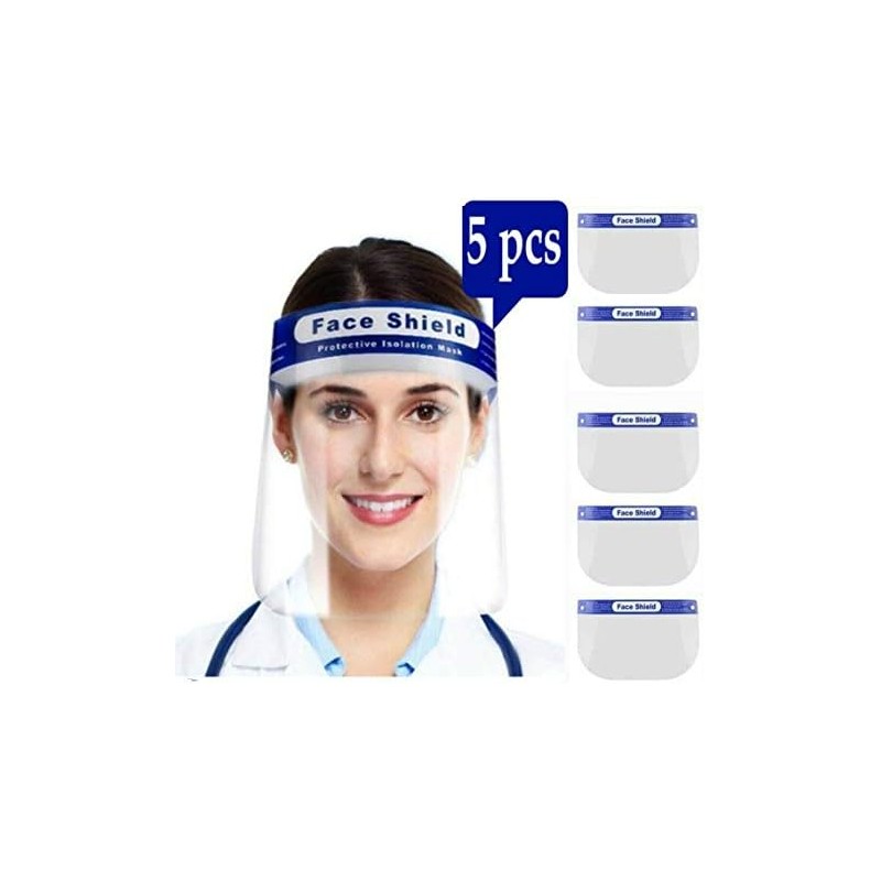 Protector Facial Antivaho Ajustable con Visera Ancha y Protección Completa