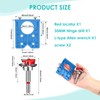 35mm Hinge Jig Drill Guide Set Door Concealed Hole Drilling