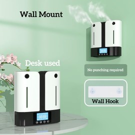 Dual Nozzle Waterless Aroma Diffuser Smart Machine for Hotel, Spa, Office, Home, Hotel Collection Aroma Diffuser, Waterless Whole House Bluetooth&App (Dual 160ml)