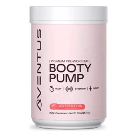Aventus Booty Pump Pre-workout en Polvo 390gr Sabor Watermelon