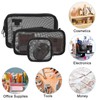 CIATBYYJ 4 Pcs Mesh Makeup Bag Small Cosmetic Bags with