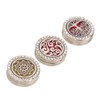 0.9in Diffuser Face Cover Clips Hollow Stainless Steel Magnetic Aromatherapy