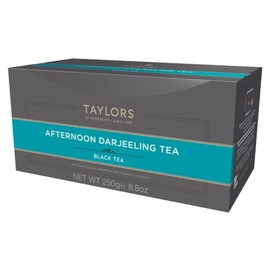 Taylors of Harrogate Afternoon Darjeeling, Black Tea, Individually Wrapped Bags 100 Count (Pack of 1), Delicate, Sweet & Floral, Caffeinated, Enjoy Hot or Iced, 100 Teabags