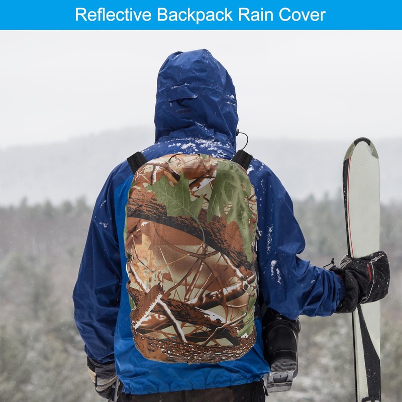 PATIKIL 45-55L Waterproof Rucksack Cover, Non-Slip Backpack Rain Cover for