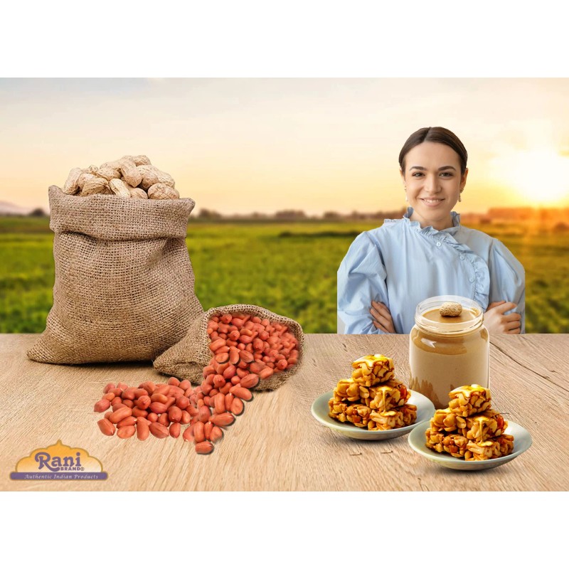 Rani Peanuts, Raw Whole With Skin (uncooked, unsalted) 40oz (2.5lbs)