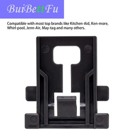 W10195840 2/PACK Dishwasher Rack Adjuster Positioner Replacement Part For Whirlpool&Kenmore&Kitchenaid Replaces WPW10195840 PS11750093