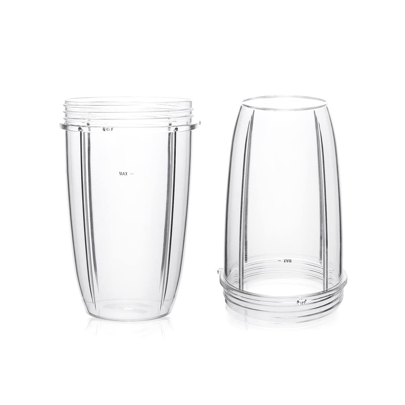 QWORK® 24OZ Juicer Cups Compatible with Nutribullet 600W 900W Blenders,