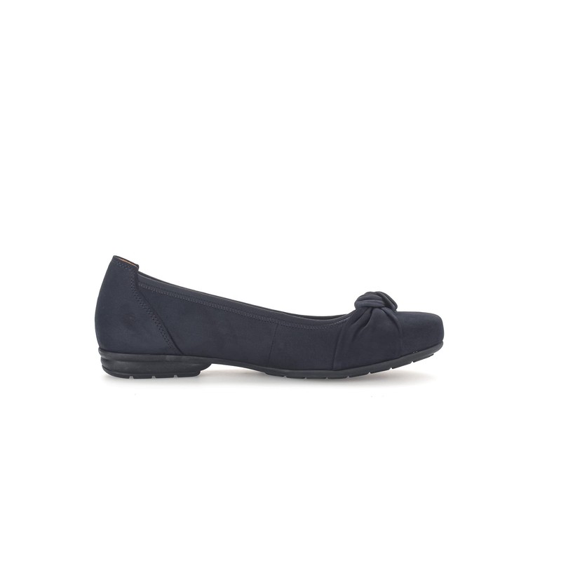 Gabor Ashlene N, Women's Ballet Flats, Dark Blue Nubuck, 6.5
