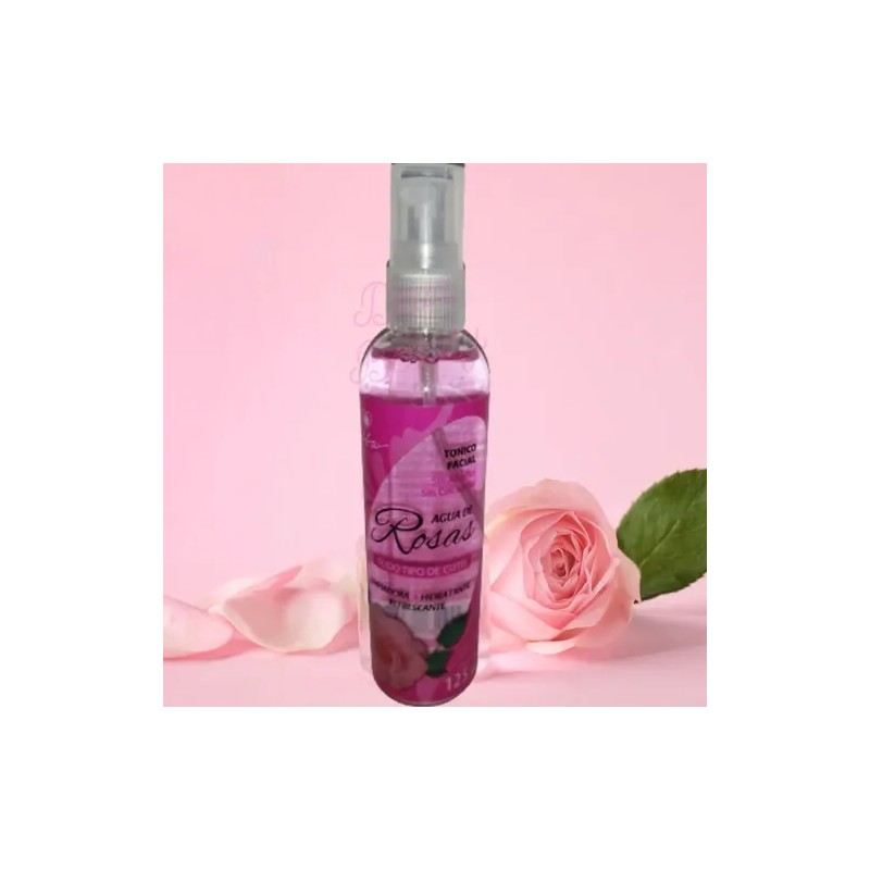 Agua De Rosas Tónico Facial Hidratante