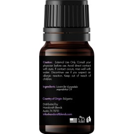 Handcraft Blends Handcraft Blends Lavender Essential Oil - 0.33 Fl Oz - 100% Pure and Natural - Premium Grade Essential Oil for Diffuser and Aromatherapy