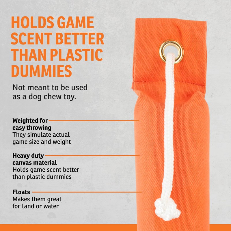 SportDOG Canvas Dummies - Hunting Dog Training Tool - Game