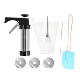 Jlaxks Churro Maker Machine Churrera and Piping Bag Churros Filler Hollow Churro with a Large Needle and 3 Nozzles