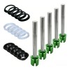 Kit 5 Pzs Barra Magnesio Y Junta 58mm Para Calentador
